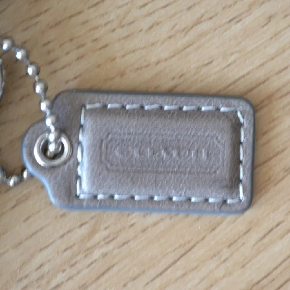 Coach Silver Wristlet Purse